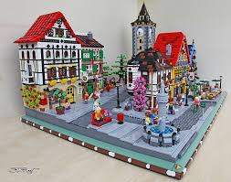 Moc Bavarian Town Lego Town Eurobricks Forums City Layout Lego Architecture Lego Design
