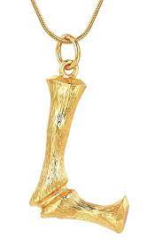 A · b · c · j · + . Celine Bamboo Alphabet Necklace Online 45 Off Www Otsv De