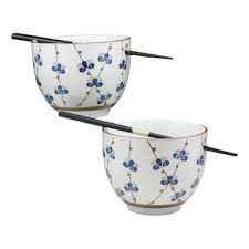 The deep, conical bowl is just the thing for enjoying pho, tom yum, pad see ew, and panang curry round out your dinnerware collection with our kai noodle plates and larger kai noodle bowl. Japanese Design Ceramic String Flowers Ramen Noodles Bowl Chopsticks Set Of 2 Walmart Com Walmart Com