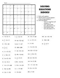 Add A Little Fun To Solving Equations Students Will Begin By Solving 36 One And Two Step Equations Solving Equations Solving Linear Equations Math Expressions
