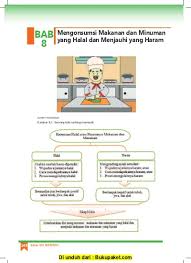 Pengertian makanan halal dan haram makanan halal adalah makanan yang boleh dikonsumsi menurut syariat islam kecuali ada larangan dari allah swt dan nabi muhammad saw. Pelajaran 8 Mengkonsumsi Makanan Dan Minuman Yang Halal Dan Menjauhi Yang Haram