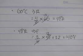 60 Derajat Celcius Derajat Reamur Derajat Fahrenheit Brainly Co Id
