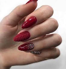Winter Manicure 2020 2021 Trendy Winter Nail Art Design Trends Photo Ideas Of Winter Nail Design Gla Sweater Nails Winter Nail Designs Almond Nails Designs All you need is a waterproof eyeliner to draw on a small rectangular block on your fingers for a really unique design.