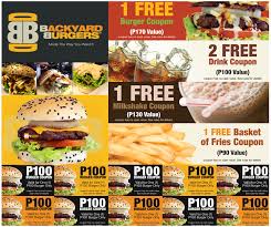 Backyard burgers central, davao city: Menu Davao Burgers At Backyard Burgers To Decoration
