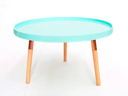 Featuring a top made of wood, metal, glass. Tiffany Tray Coffee Table Peppermint With Rose Gold Legs Tommy Swiss