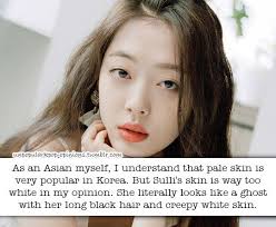 #fx #sulli — Будучи сама азиаткой, я понимаю, что бледная кожа популярна в  Корее. Но кожа Солли чересчур бледная.. 2025