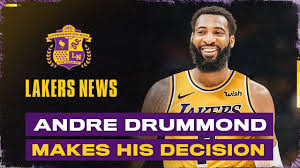 Apr 01, 2021 · andre drummond signed a 1 year / $794,536 contract with the los angeles lakers, including $794,536 guaranteed, and an annual average salary of $794,536. Andre Drummond Makes His Decision Youtube