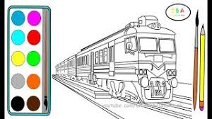 Gambar sebuah tabung untuk mesin uap. Kereta Api 2 Cara Menggambar Dan Mewarnai Kereta Api Merah Youtube