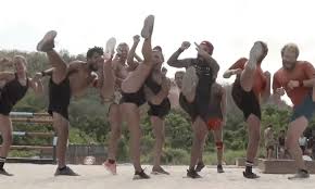 Survivor is the american version of the international survivor reality competition television franchise, itself derived from the swedish television series expedition robinson created by charlie parsons which premiered in 1997. Survivor Highlights 26 5 Reds Win Blues Reaction Is Incredible Vid