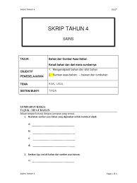 Bahan Dan Sifat Bahan