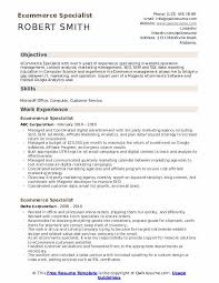 Ecommerce Specialist Resume Samples Qwikresume