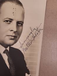 Sincerely Walter Preston Autographed Hand Signed 4.75" x 6.5" Photograph B&W