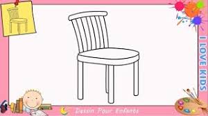 Elle rassemble les trois parties essentielles de la chaise : Comment Dessiner Une Chaise Facilement Etape Par Etape Pour Enfants 2 Youtube