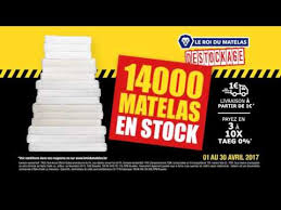 Le Roi Du Matelas Destockage Avril 2017 Youtube