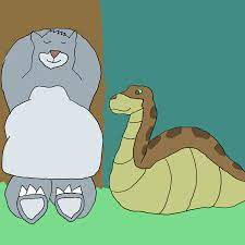 Baloo and Kaa by zearo8 -- Fur Affinity [dot] net