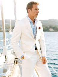 Men Suits For Sale 2015 White Linen Blazer Custom Made Linen Suit Sharp Look Tailored Groom Su Linen Suits For Men White Linen Suit Mens Beach Wedding Attire