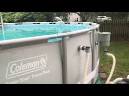 Coleman Intex 22x52 Pool Tips For Ground Prep And Leveling Youtube Swimming Pool Installation Coleman Pool Pool Installation