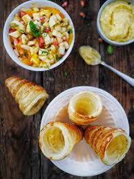 Cornets Feuilletes Curd Orange Et Fruits D Hiver Recette Recettes De Cuisine Salade De Fruits Ete Feuillete