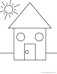 These shapes are eagerly awaiting the strokes of your colored pencils or crayons to bring them to life, don't let them down. Shape Color Page Education School Coloring Pages Color Plate Coloring Sheet Printable Coloring Picture Shapes Preschool Shapes For Kids Shape Coloring Pages