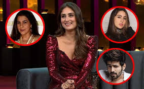 Koffeewithkaran6 Finale Highlights Kareena Has Never Met Amritasingh Finds Sara Classy And Kartik Massy Koffee With Karan Amrita Singh Quantico Actress