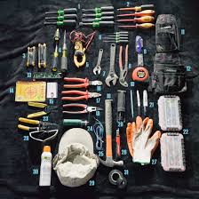 Diy & tools deals & savings power tools hand tools garden tools hardware & supplies electrical decorating kitchen & bathroom safety & security trade & professional. An Electrician S Bag Life Of An Architect Electrician Tools Electrician Tool Bag Hvac Tools