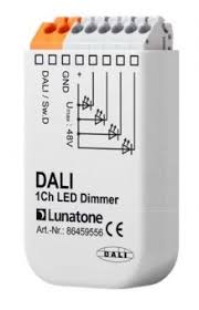Lunatone 86459556 Dali 1 Kanal Led Dimmer Cv 12vdc 24vdc Switch Dim 8a Hausautomation Led Technik Elektrotechnik