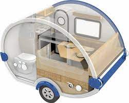 The tab teardrop camper trailer is the iconic teardrop that sets the trend for all others to follow. This Cozy Teardrop Has A Big Surprise Must See Interior Teardrop Trailer Teardrop Camper Small Camping Trailer