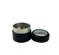 ODM kitchen pepper spice metal tin box window on lid round ...