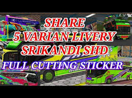 Get it as soon as thu, dec 10. Share 5 Varian Livery Bus Original Srikandi Shd Bussid V3 3 3 Full Cutting Stiker Youtube