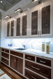 two tone cabinets contemporary