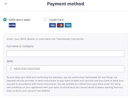 You save bank information when you set up a deposit notification or a withdrawal on the fund transfers page. How Can I Change My Credit Card Or Bank Info In Teamleader Focus Teamleader Focus