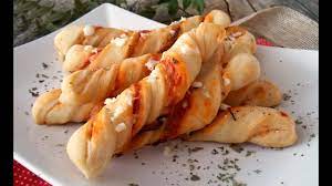Lay pepperoni slices on 1/2 of each bread stick. Pizza Sticks Youtube