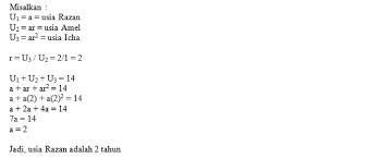 Diketahui suatu barisan aritmetika 2, 5, 8, 11, 14. 30 Contoh Soal Barisan Dan Deret Aritmatika Geometri Jawabannya