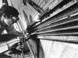 Bush Hammering On The Museum S Concrete Exterior Courtesy The Everson Museum Of Art Everson Museum Art Museum Museum