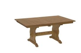Featuring two pedestals and curved corners, the table of the. Solid Wood Extendable Dining Tables From Dutchcrafters Amish Furniture