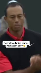 Tiger Woods played mind games with Adam Scott