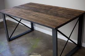 L250 x w115 x h75cm / minor assembly required / free delivery to most mainland uk* Dining Table Desk Modern Industrial Mid Century Rustic Modern Orange County By Combine 9 Design Llc Houzz Au