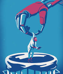Dangers Of Artificial Intelligence Illustration By Eric Chow Represented By Artificial Intelligence Art Artificial Intelligence Artificial Intelligence Movie