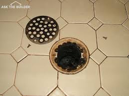shower drain odor