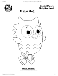 Hours of fun await you by coloring a free drawing animals owl. O The Owl Coloring Page Kids Coloring Pages Pbs Kids For Parents