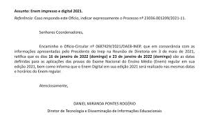 O valor da taxa de inscrição do enem 2021 ainda não foi divulgado. Kssabi9oo Oe3m