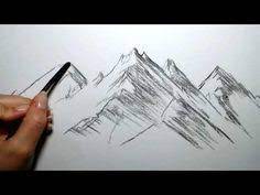 | see more about drawing, art and draw Desen In Creion Peisaj Cu Munti In Carbune Creion Pe Hartie Desen Usor Cu Peisaj Youtube Drawings Drawing Techniques Art Painting
