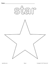 Includes images of baby animals, flowers, rain showers, and more. Free Preschool Shapes Coloring Pages Includes A Star Coloring Page Plus 11 Other Shapes Colo Shape Coloring Pages Star Coloring Pages Preschool Coloring Pages