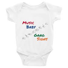 Music Baby Gang Signs Music Baby Clothes Music Baby Onesies Music Baby Onesies Music Baby Shirt By Music4learn Music Baby Clothes Baby Shirts Baby Clothes