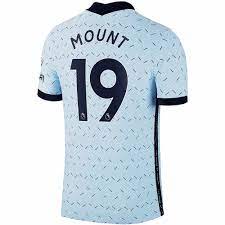 Chelsea manager thomas tuchel has suggested that mason mount is struggling to make the same kind of impact he normally would due to playing so many games. Kinder Fussball Mason Mount 19 Auswartstrikot Hellblau Trikot 2020 21 Hemd