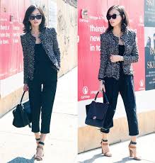 Pin By Liisa K On Fashion Jacket Outfit Women Tweed Jacket Outfit Work Wear Women