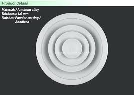 Air Conditioning Vent Covers Ceiling Register Round Hvac Ac Grille Ceiling Air Conditioner Furnace Vent Air Ventilation