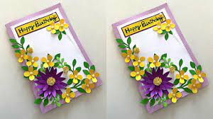 Birthday card ideas to make yourself. Beautiful Birthday Card Handmade Ideas Diy Greeting Card Making Tutorial Card Decoration Ideas Youtube