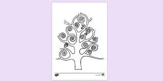 Printable, and download it in your. Free Klimt Tree Of Life Colouring Colouring Sheets