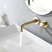 wall mount single handle bathroom sink